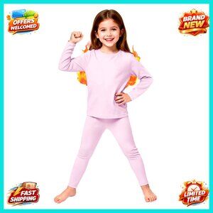 Toddler Thermal Underwear Set Long Johns Base Layer Ultra Soft Boys Girls